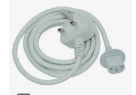 Apple Power Cable Extension Lead - For imac desktops  (UK Plug) 3pins